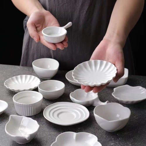 Ceramic snack plate